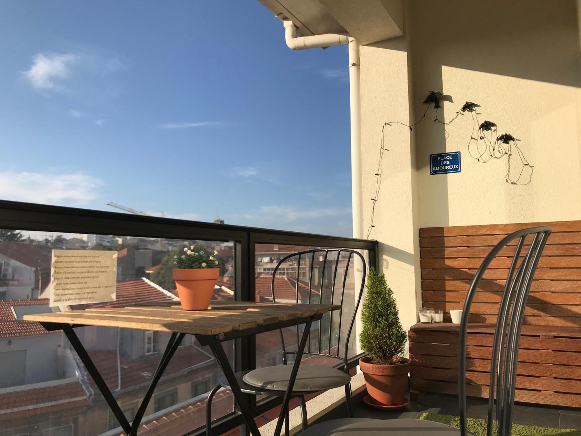 Top Floor Apartment With Sunny Balconies Porto Luaran gambar